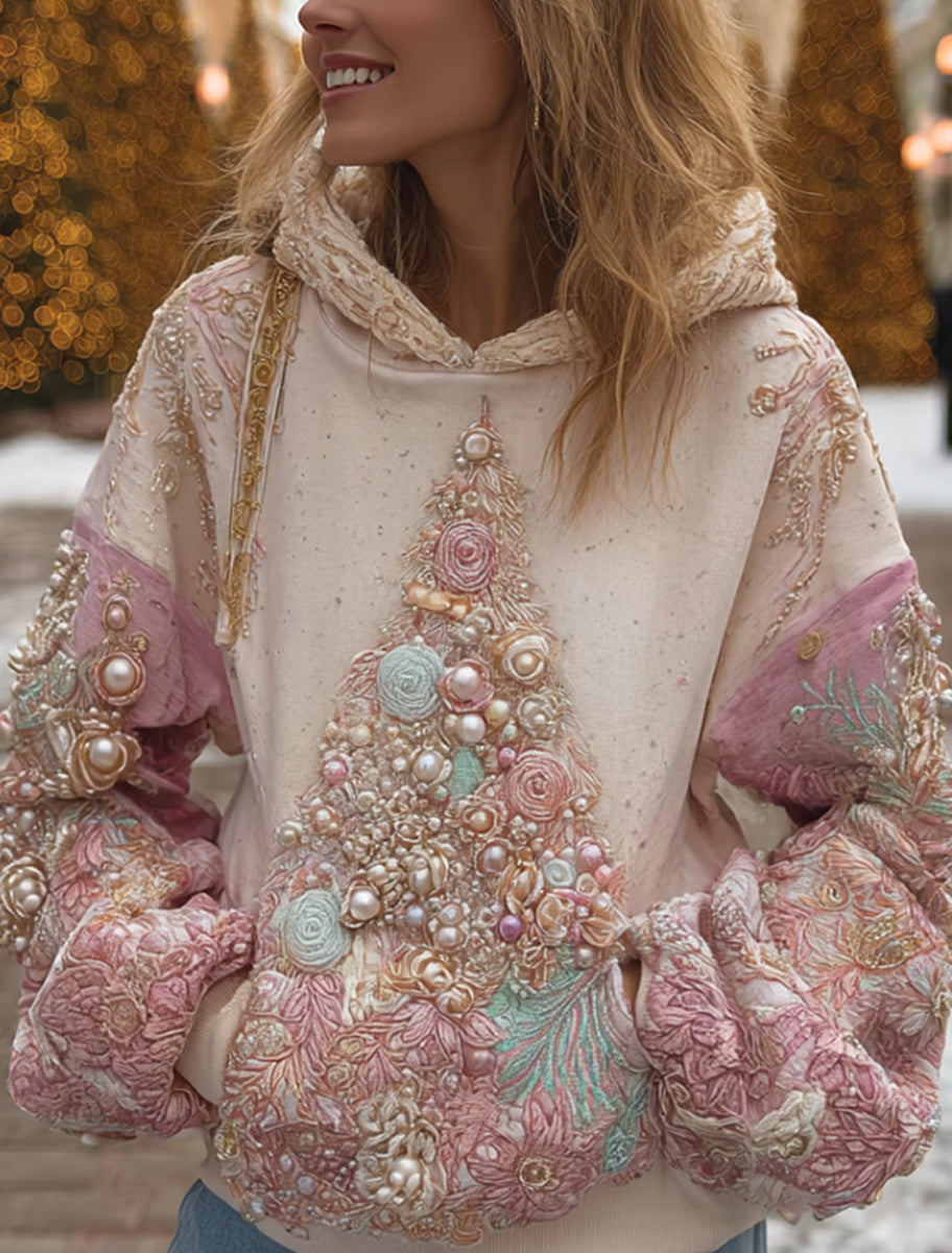 Γυναικείο Vintage Χριστούγεννα Καλλιτεχνική Άνεση πλεκτό κουκούτσι