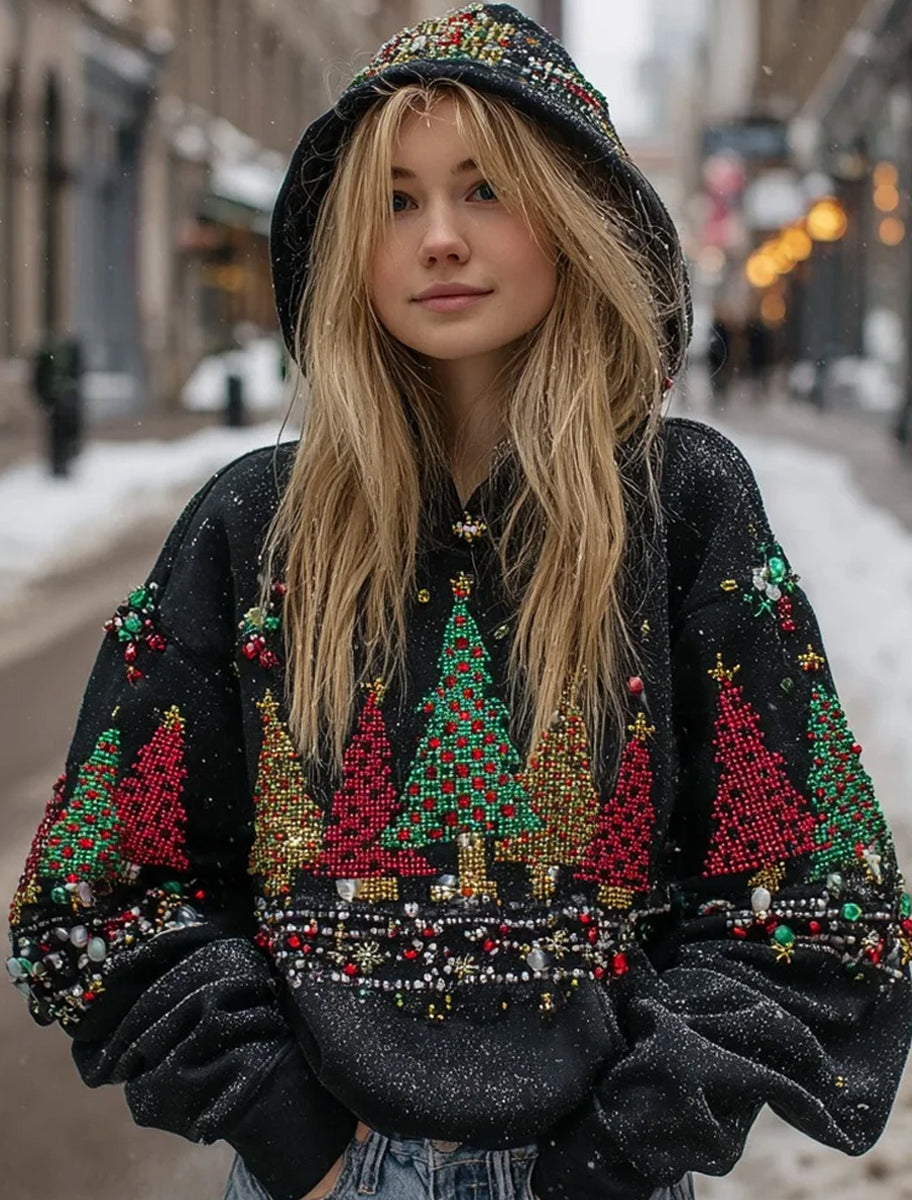 Γυναικείο Vintage Χριστούγεννα Καλλιτεχνική Άνεση πλεκτό κουκούτσι