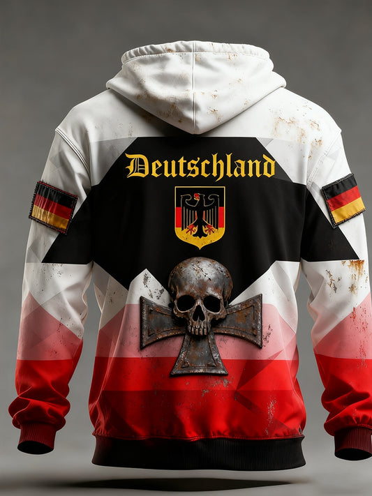 Ανδρικά Vintage γερμανική σημαία τέχνη εκτύπωση