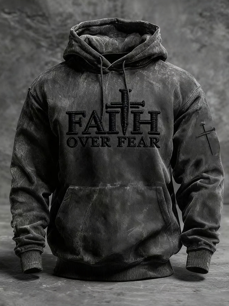 Ανδρική τέχνη Πίστη ασθενή κουκούλα.