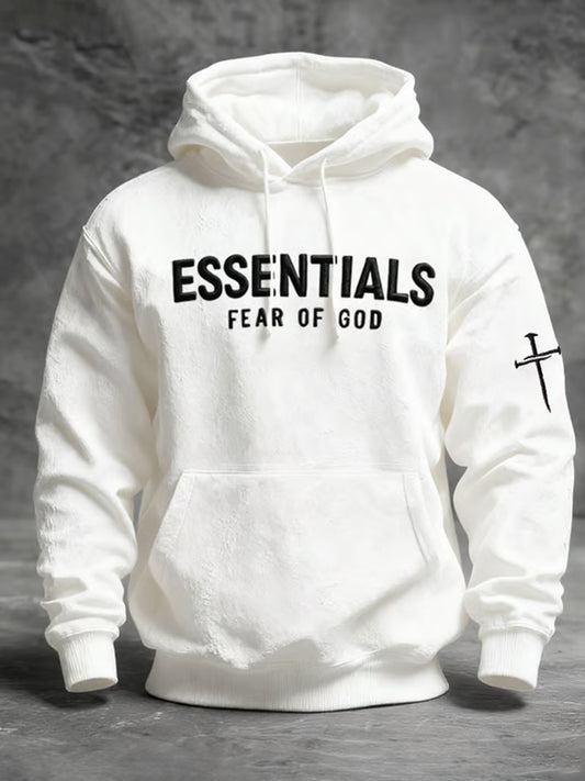 Ανδρική τέχνη Πίστη ασθενή κουκούλα.