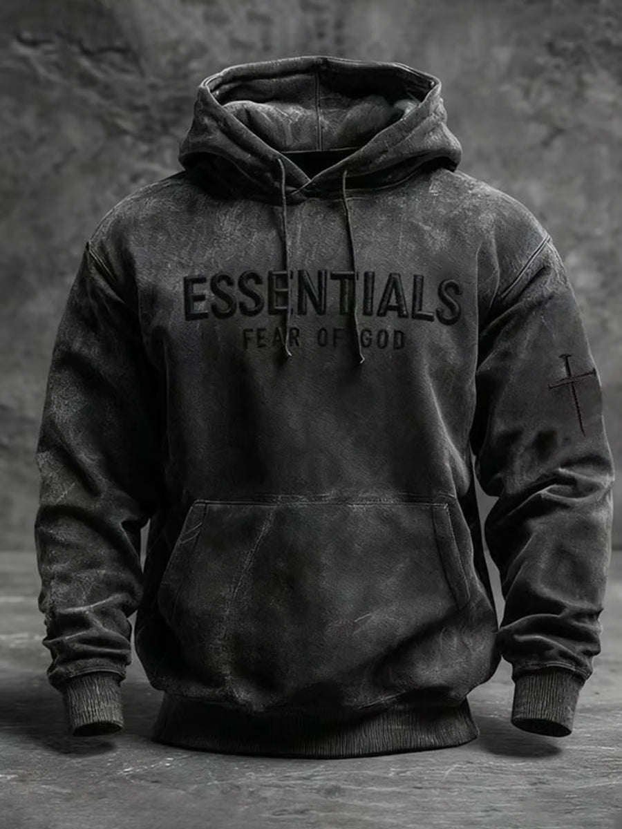 Ανδρική τέχνη Πίστη ασθενή κουκούλα.