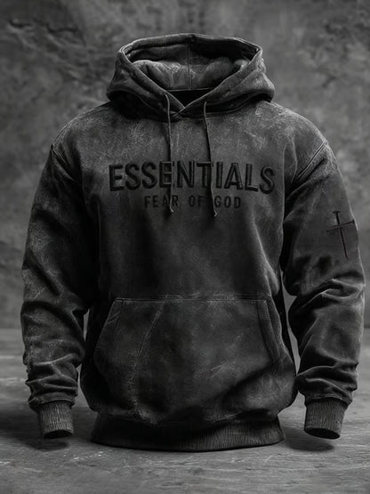 Ανδρική τέχνη Πίστη ασθενή κουκούλα.