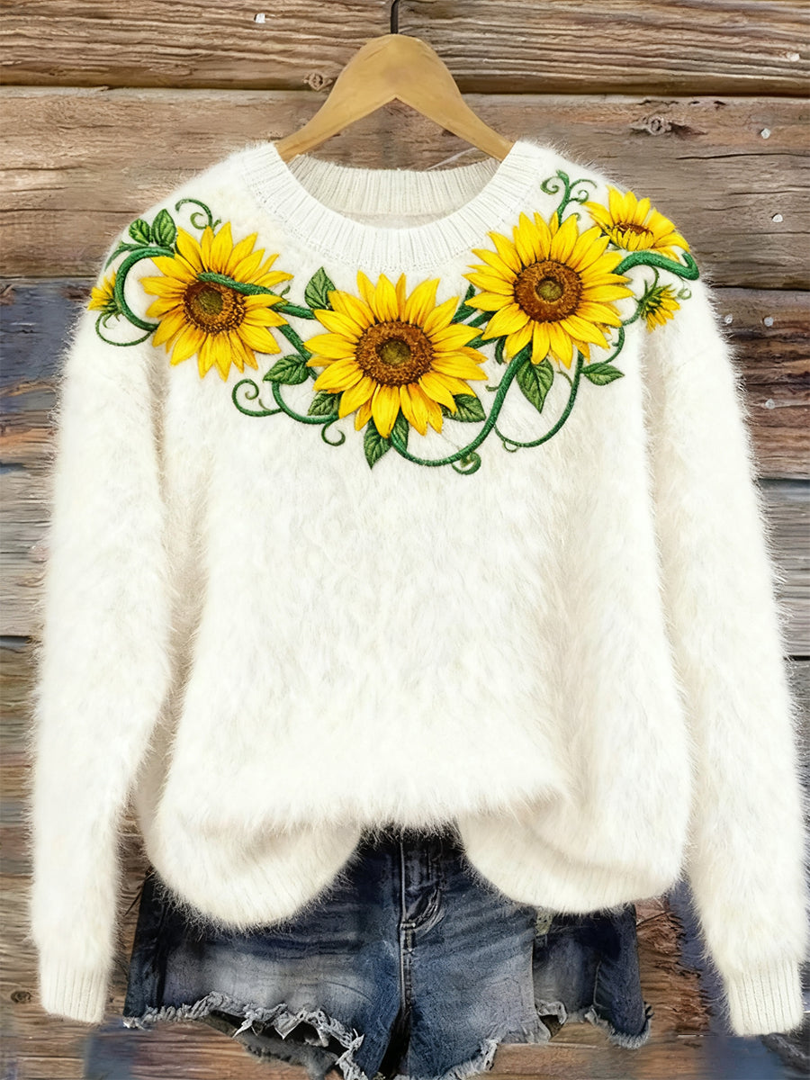 Γυναικών Retro Χριστουγεννιάτικη τέχνη Εκτύπωση άνετο Φλανέλ Φλαντούκι